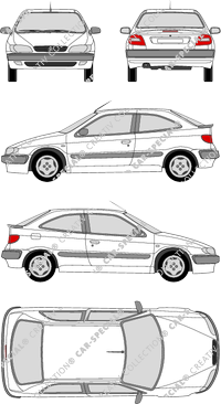 Citroën Xsara, Hatchback, 3 Doors (1998)