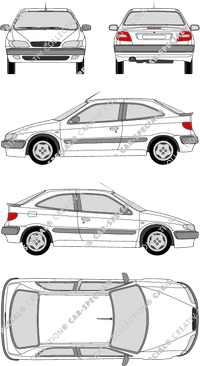 Citroën Xsara Kombilimousine, 1998–2000 (Citr_013)