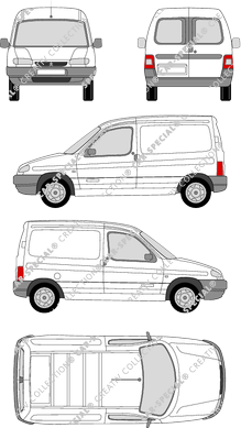 Citroën Berlingo, 1996–2002 (Citr_019)