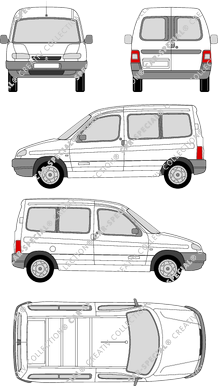Citroën Berlingo, 1996–2002 (Citr_020)