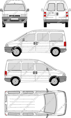 Citroën Jumpy Kleinbus, 1995–2004 (Citr_053)