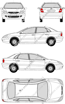 Citroën C5, 2001–2004 (Citr_058)