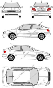 Citroën Xsara, Kombilimousine, 3 Doors (2001)