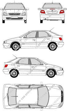 Citroën Xsara limusina, 2001–2006 (Citr_060)