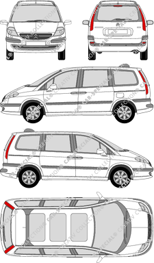 Citroën C8, station wagon, 5 Doors (2002)