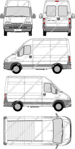 Citroën Jumper van/transporter, 2002–2006 (Citr_072)