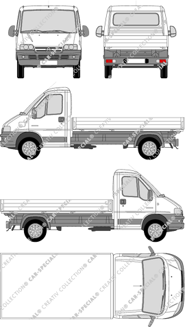 Citroën Jumper 33 L/35 L, 33 L/35 L, pont, Radstand lang, cabine Solo (2002)