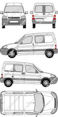 Citroën Berlingo furgón, 2002–2008 (Citr_088)