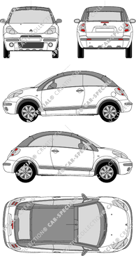 Citroën C3 Pluriel Descapotable, 2003–2005 (Citr_098)