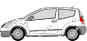 Citroën C2 Hayon, 2003–2005