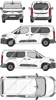 Citroën Berlingo, van/transporter, Rear Flap, 2 Sliding Doors (2024)