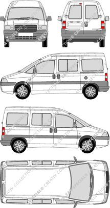 Citroën Jumpy Kleinbus, 2004–2007 (Citr_105)