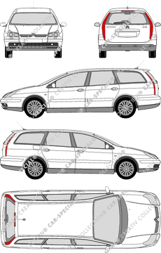 Citroën C5, station wagon, 5 Doors (2004)