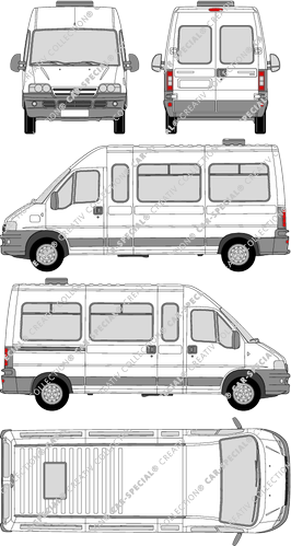 Citroën Jumper 14 asientos, 14 asientos, microbús (2004)