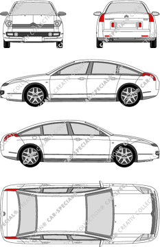 Citroën C6 Limousine, 2006–2012 (Citr_114)