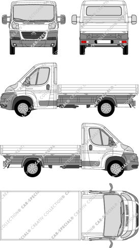 Citroën Jumper, pont, L2, Radstand mittel, cabine Solo (2006)