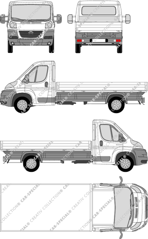 Citroën Jumper, pianale, L3, empattement long, Einzelkabine (2006)