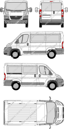 Citroën Jumper camionnette, 2006–2014 (Citr_135)