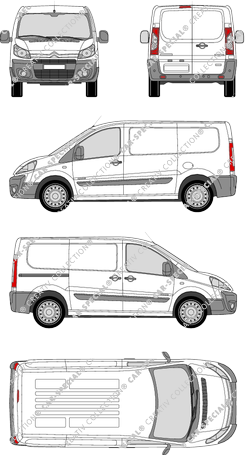 Citroën Jumpy Kastenwagen, 2007–2016 (Citr_137)