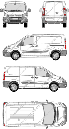 Citroën Jumpy van/transporter, 2007–2016 (Citr_138)