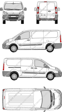 Citroën Jumpy Kastenwagen, 2007–2016 (Citr_139)