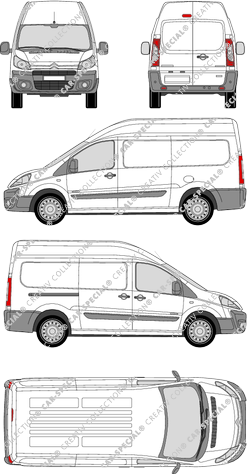 Citroën Jumpy van/transporter, 2007–2016 (Citr_141)