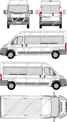 Citroën Jumper Kleinbus, 2006–2014 (Citr_155)