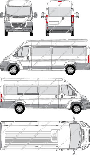 Citroën Jumper Kleinbus, 2006–2014 (Citr_158)