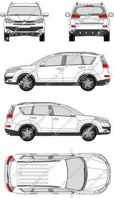 Citroën C-Crosser, Station wagon, 5 Doors (2007)