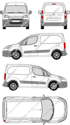 Citroën Berlingo van/transporter, 2008–2015 (Citr_170)