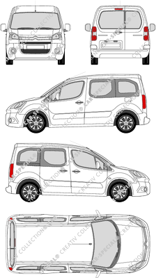 Citroën Berlingo fourgon, 2008–2018 (Citr_198)