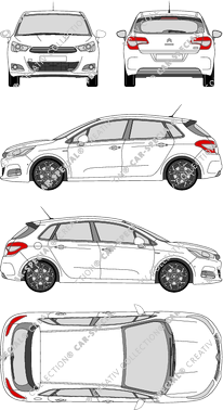 Citroën C4 Kombilimousine, 2010–2015 (Citr_204)