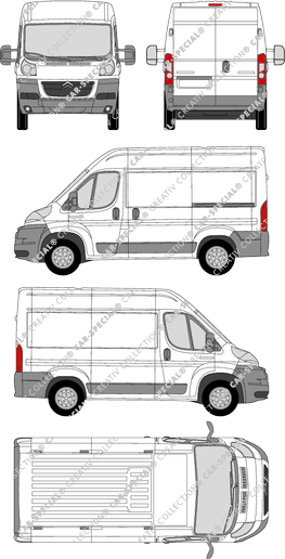 Citroën Jumper Kastenwagen, 2006–2014 (Citr_208)