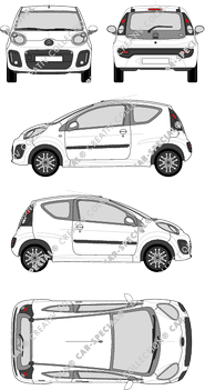 Citroën C1, 2012–2014 (Citr_214)