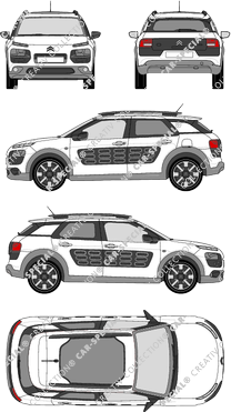 Citroën C4 Cactus, Hatchback, 5 Doors (2014)