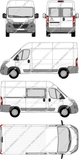 Citroën Jumper van/transporter, 2014–2024 (Citr_244)