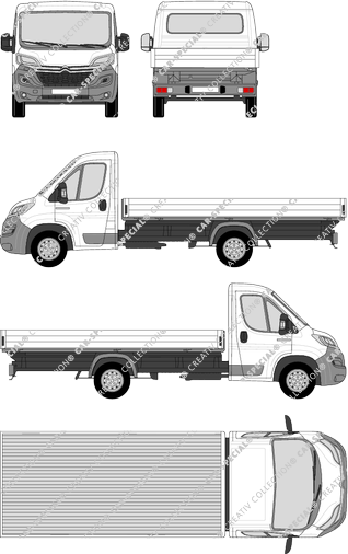 Citroën Jumper catre, 2014–2024 (Citr_289)