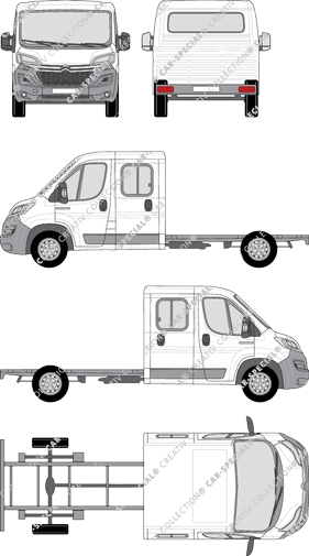 Citroën Jumper Telaio per sovrastrutture, 2014–2024 (Citr_298)