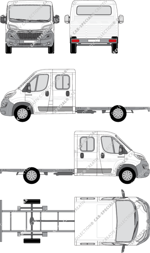 Citroën Jumper Chasis para superestructuras, 2014–2024 (Citr_299)