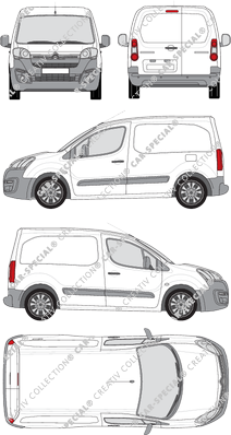 Citroën Berlingo van/transporter, 2015–2018 (Citr_300)