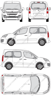 Citroën Berlingo, 2015–2018 (Citr_316)