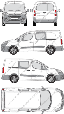 Citroën Berlingo van/transporter, 2015–2018 (Citr_335)