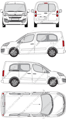 Citroën Berlingo furgón, 2015–2018 (Citr_338)