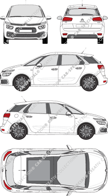 Citroën C4 Kombilimousine, 2017–2018 (Citr_407)