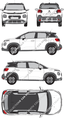 Citroën C3 Aircross, 2018–2021 (Citr_412)