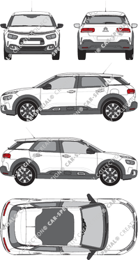 Citroën C4 Cactus, Cactus, Kombilimousine, 5 Doors (2018)