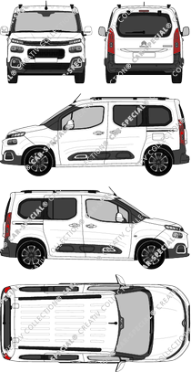 Citroën Berlingo furgone, 2018–2024 (Citr_416)