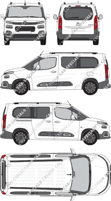 Citroën Berlingo furgone, 2018–2024 (Citr_421)