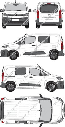 Citroën Berlingo Kastenwagen, 2018–2024 (Citr_424)