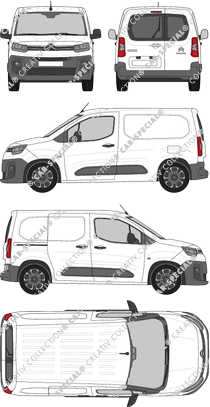 Citroën Berlingo furgón, 2018–2024 (Citr_434)